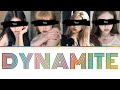 Bts  dynamite your girl group 4 members  color coded lyrics