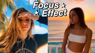 How To Do the Focus Effect Edit on iPhone