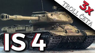 World of Tanks/Troll četa 3x IS4 NewMan/Boban + soutěž ► !pc