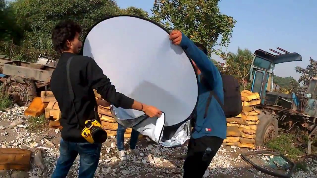 using light reflector outdoor photography Behind The Shutter BBS