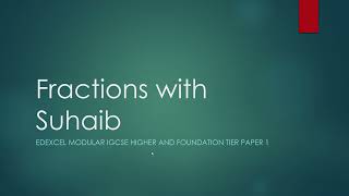 Learn Fractions