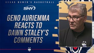 Geno Auriemma reacts to Dawn Staley's comments, UConn's back-to-back losses | UConn Post Game | SNY