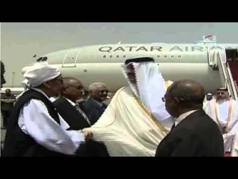 زيارة صاحب السمو الشيخ تميم بن حمد آل ثاني أمير البلاد الي جمهورية السودان الشقيقة