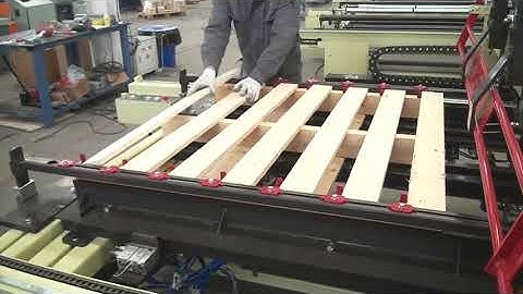 SF9026 semi automatic horizontal nailing machine for stringer pallet (2022)