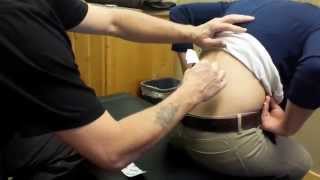 Having LOW BACK PAIN - CHIROPRACTIC TREATMENT using KINESIO TAPE