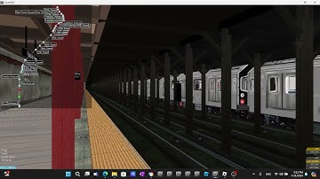 Openbve R152 9 Train Bypassing at Flatlands Avenue