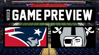 Game Preview: Las Vegas Raiders vs. New England Patriots