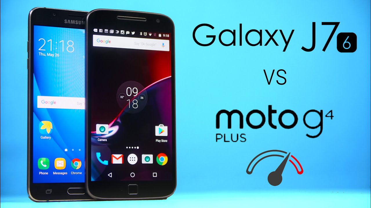 Galaxy J7 2016 vs Moto G4 Plus Speedtest Comparison!