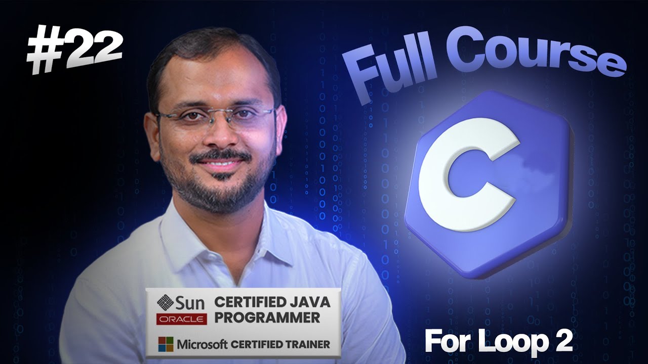For Loop In C Programming Session 22 - YouTube