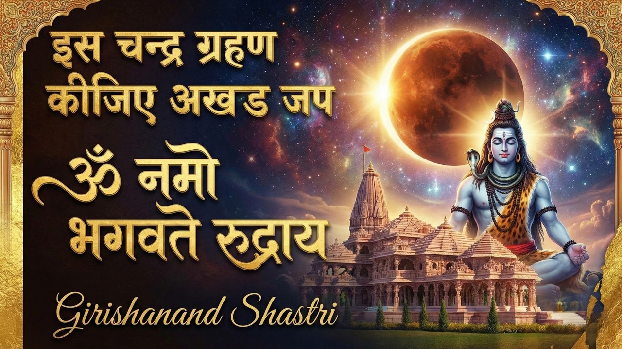 ॐ नमो भगवते रुद्राय || महा मन्त्र - इस चन्द्र ग्रहण में कीजिये खूब मन लगा कर सुनते रहो & जपते रहो ||