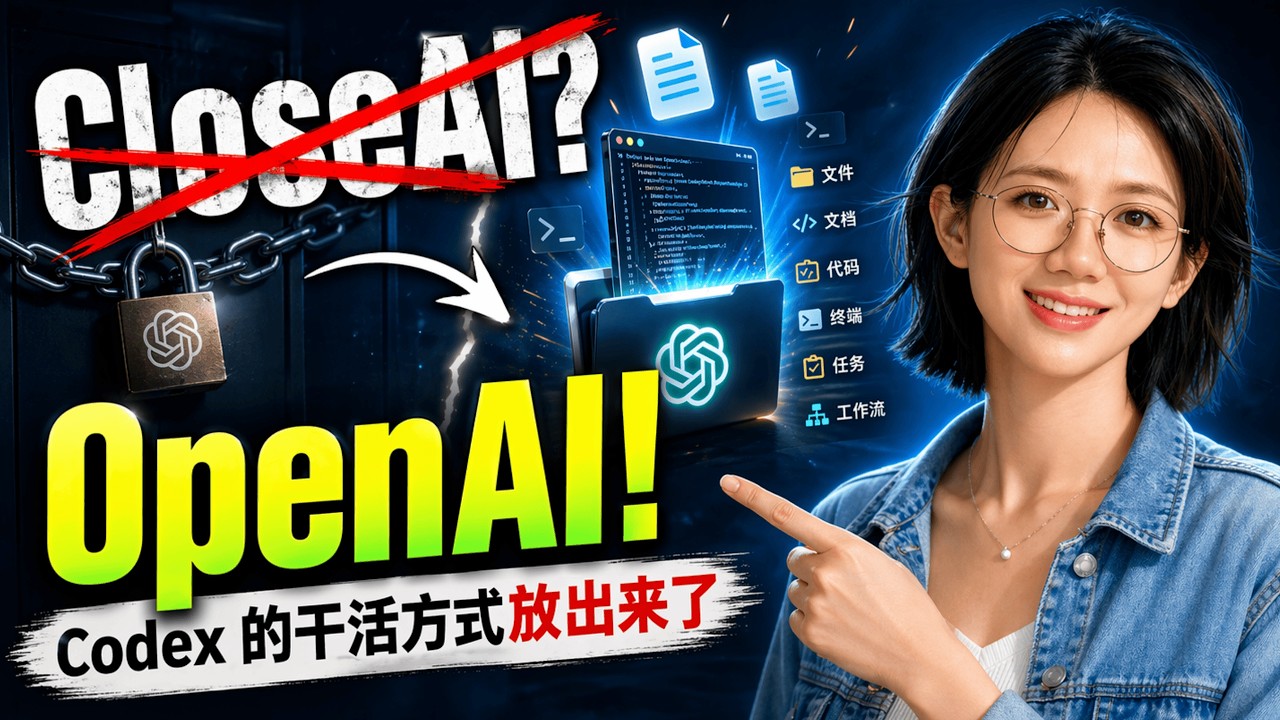 OpenAI 这次真 open 了：它开放的不是接口，是 Codex 的干活方式 - YouTube