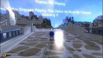 Sonic Unity Demo 1.1 Gameplay