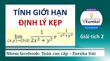 Giải tích 2 | 1.1.3 Định lý kẹp tính giới hạn hàm số 2 biến