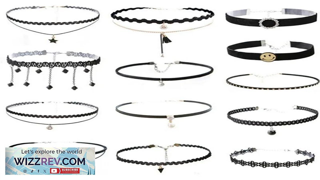 Women Fashion Lace Choker Sexy Velvet Star Triangle Flower Girl Gothic Punk Review