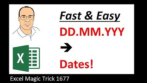 Replace & Text To Columns to Convert Text Dates to Real Dates. Excel Magic Trick 1677