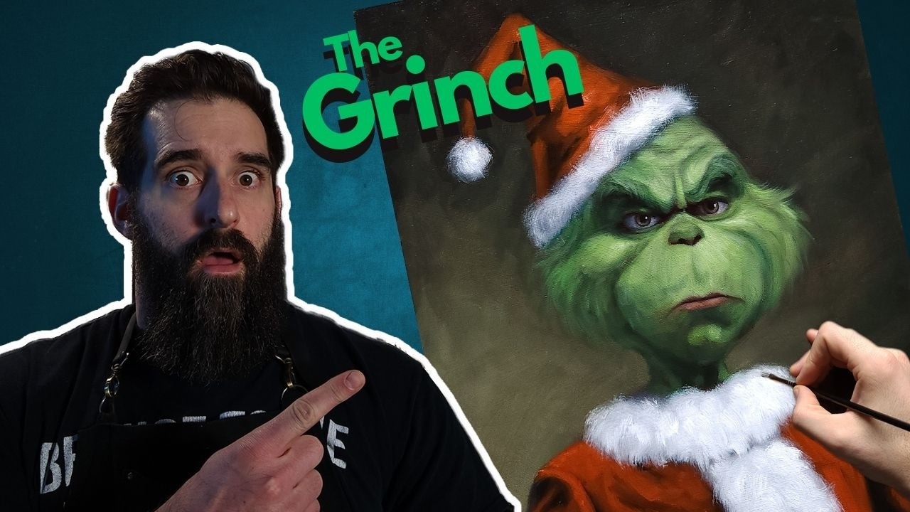 I painted the biggest Anti-Christmas Character