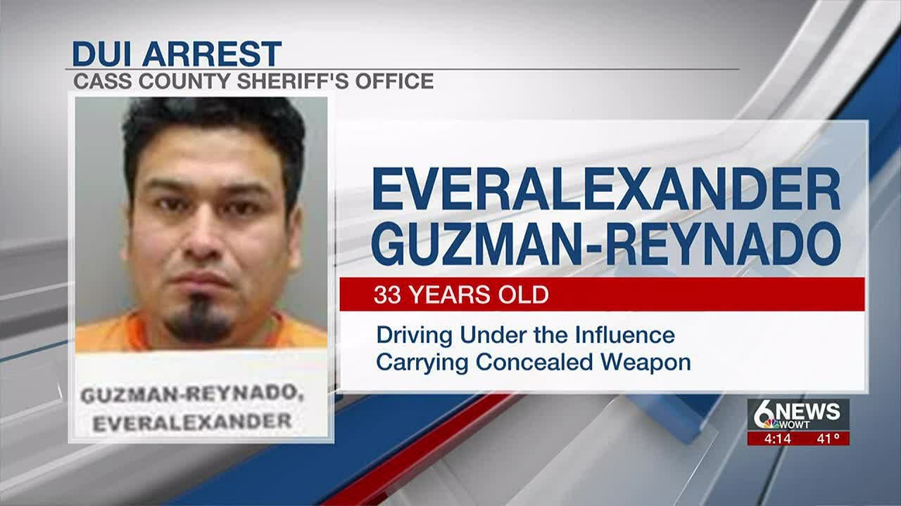 Omaha man arrested for DUI and carrying concealed weapon - YouTube