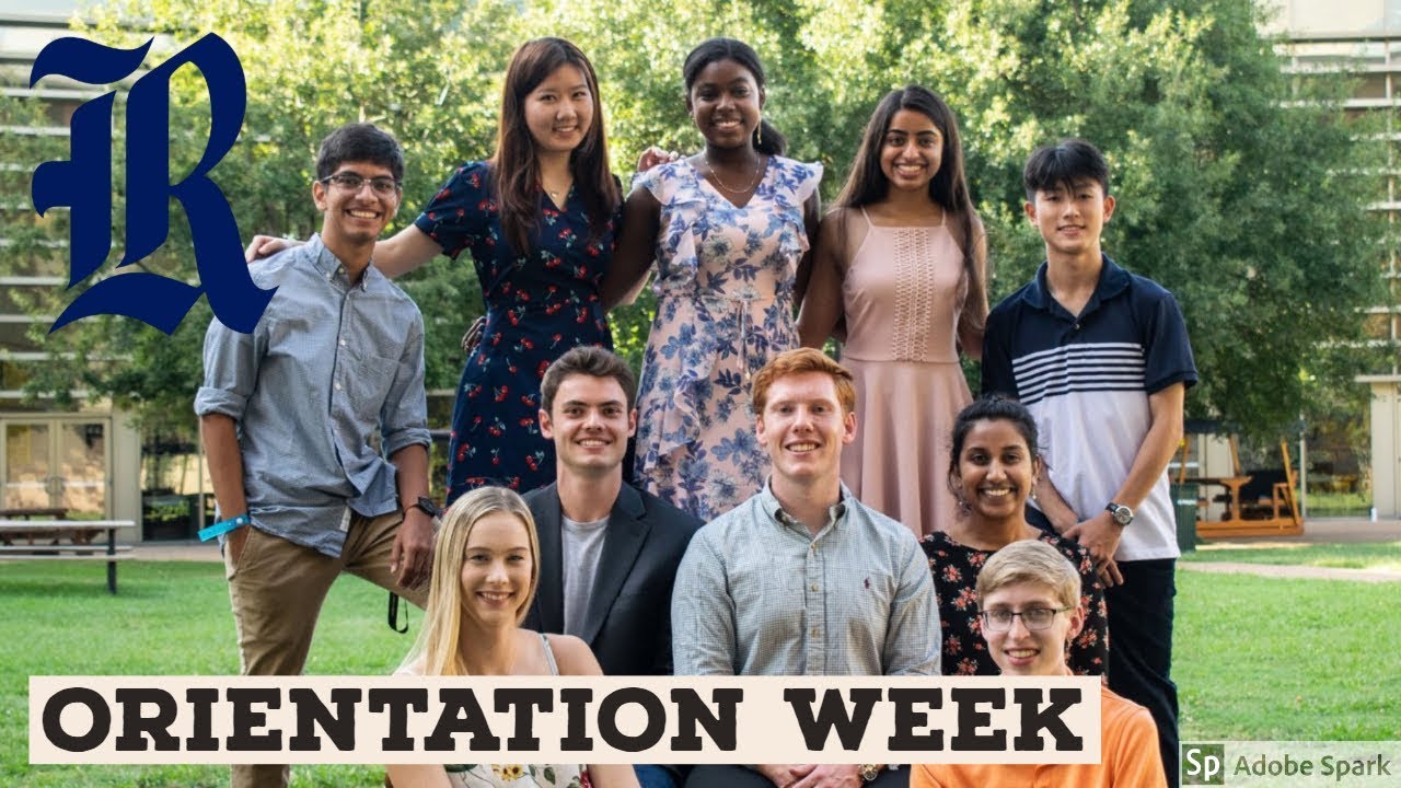 Rice University's OWeek 2019 Orientation Week VLOG YouTube