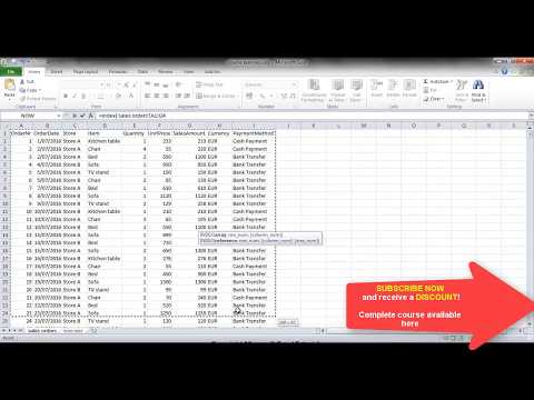 Microsoft Excel Find the value or position of a cell in Excel with HLOOKUP, VLOOKUP, MATCH, INDEX
