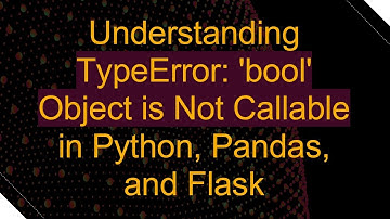 Understanding `TypeError: 