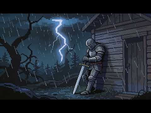 Rest traveler, the Knight will protect you. ⛈️ Relaxing rain and thunder sound