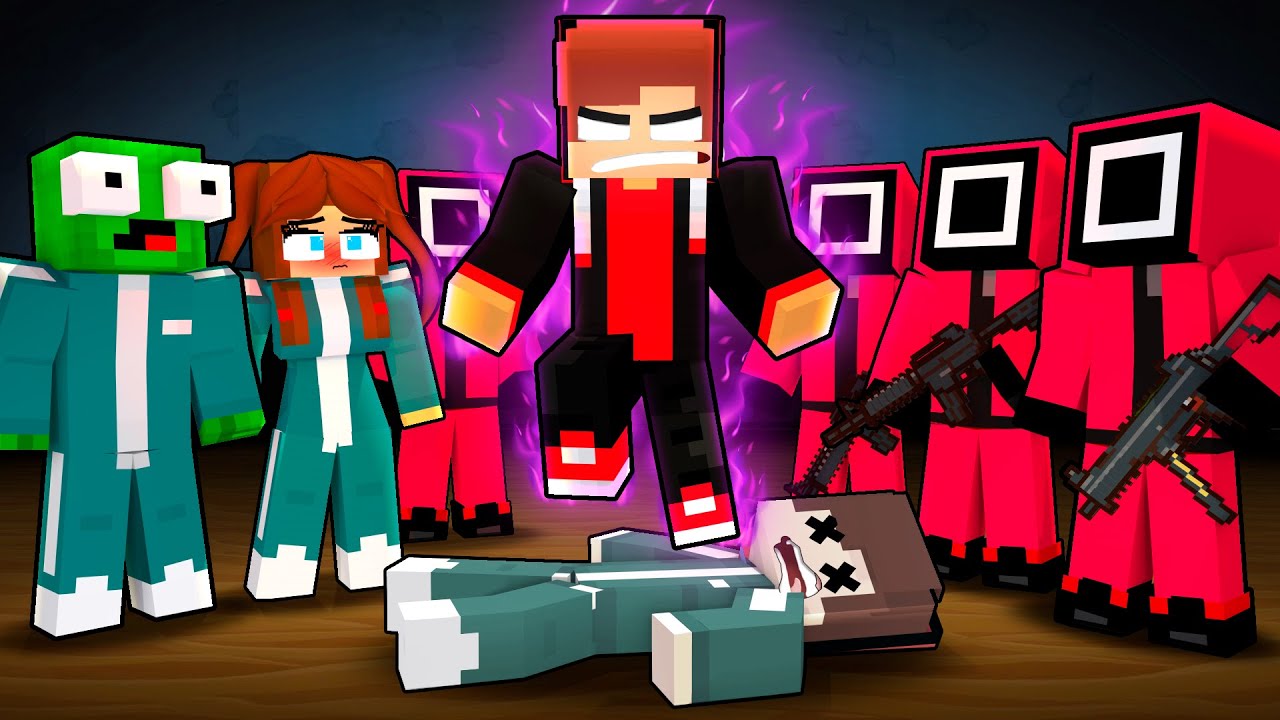 DARK JJ SQUID GAME Season 3 Challenge : JJ and MIKEY MAIZEN Minecraft Animation