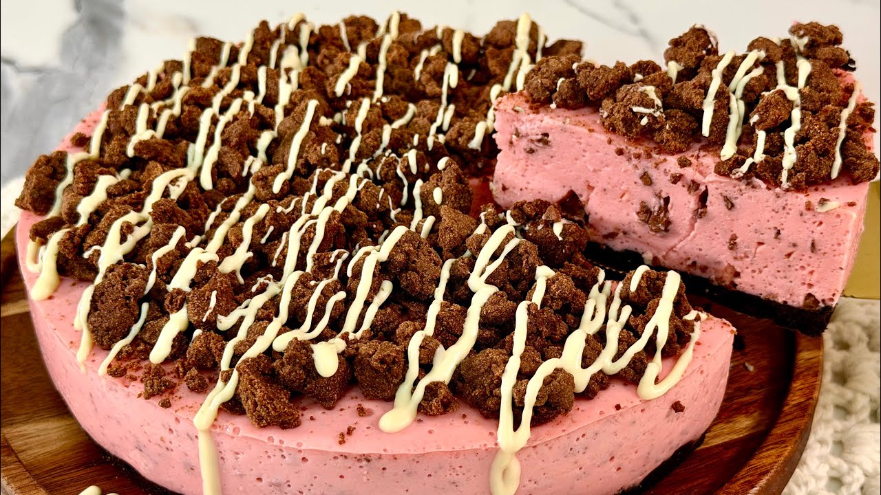 Torta de Morango Trufada com Chocolate | Sobremesa Fácil, Barata e Sem Erro