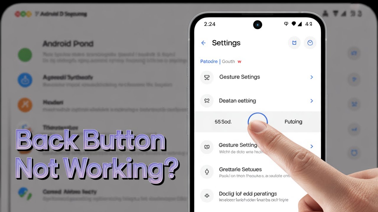 How To Fix Back Button That Is Not Working On Android - YouTube