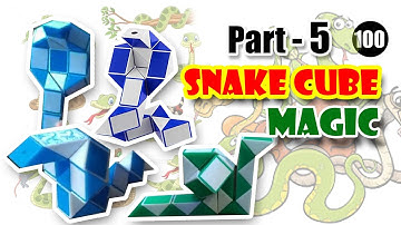 Snake cube video part - 5 ! How to Make a Cobra with Snake Cube
