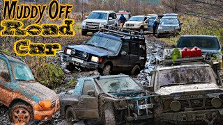 Muddy Off Road Car Driving | Car Off Street |Muddy Road Driving| Off road Scorpio
