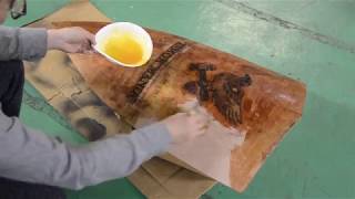 ジュラルミンの盾を作る。 Making Duralumin shield.