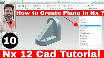 Nx12 Tutorial | Nx 12 Datum plane | Plane in Nx 12 | Nx tutorial