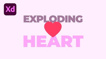 Exploding heart effect in Adobe XD | indigenous Design