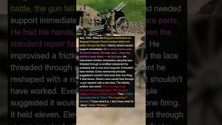 Artilleryman Repaired His Gun Under Fire Using Only His Hands and a Boot Lace | Military History