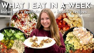 10 EASY & HEALTHY Lunch/Dinner Recipes to Cook at Home | What I Eat in a Week
