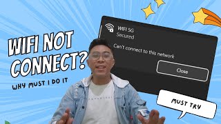 How to fix wifi can't connect on windows 11