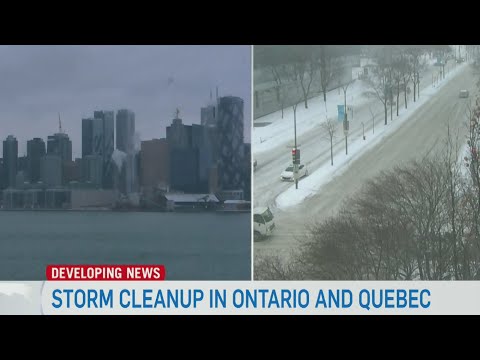 Canada storm updates | Commuter chaos after winter weather blasts Ontario and Quebec