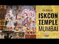 Iskcon temple mumbai  juhu beach amitabh bachchan bungalowharekrishna iskcon mumbai