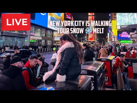 New York City: Walking Tour Of Snow Melt Fast | The High Line