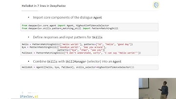 Day 2. Introduction to DeepPavlov library