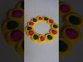 Simple Rangoli | Satisfying Rangoli | Easy Rangoli Tips and Tricks|ASMR#rangoli#satisfying#asmr