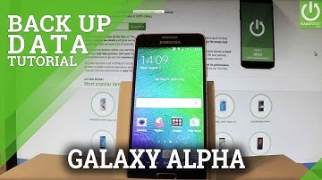 How to Back Up Data in SAMSUNG Galaxy Alpha - Google Backup