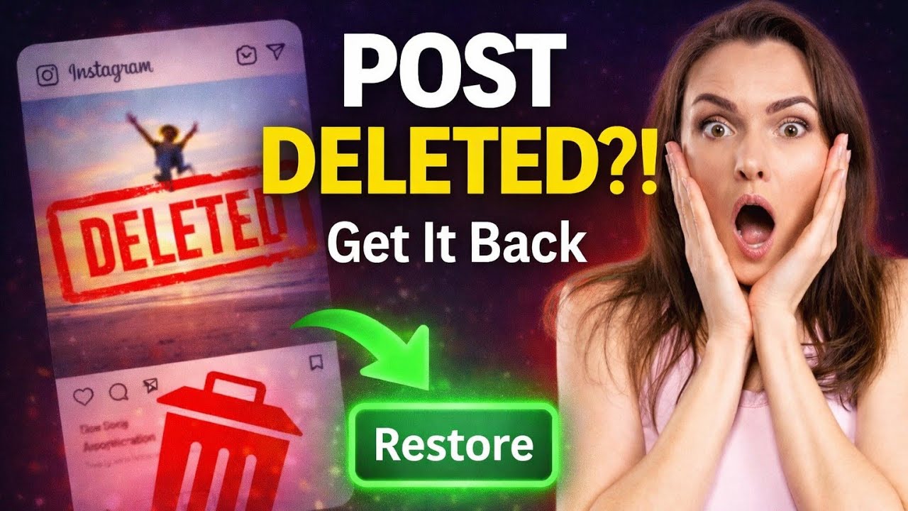 How to Recover Deleted Posts on Instagram (2025) – Quick & Easy! - YouTube