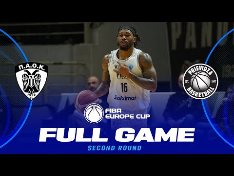 Second Round PAOK BC V BC Prievidza Full Basketball Game FIBA Europe Cup 2025 26 