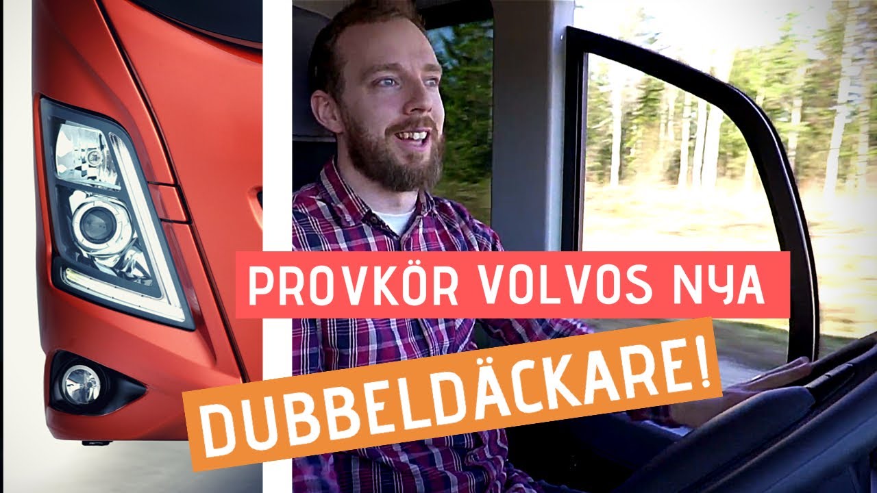 Jag provkör Volvos nya dubbeldäckare – Volvo 9700 DD