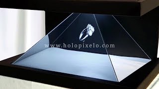 Pyramid 3d hologram projector by www holopixelo com in India, Srinagar, Aurangabad,Dhanbad, Amritsar