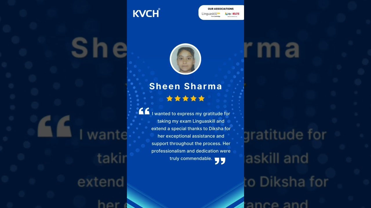 Ace Your Linguaskill Exam | Student Testimonial On Linguaskill Exam | KVCH