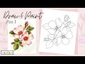 Draw Wild Roses Beginner Friendly Part 1 Of 2 Drawing And Painting How To Draw 