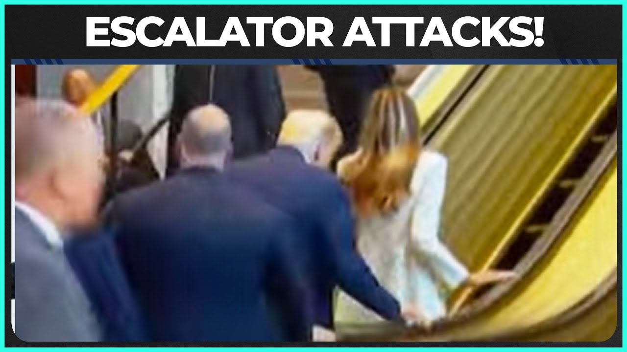 Trump LOSES IT Over A Malfunctioning Escalator