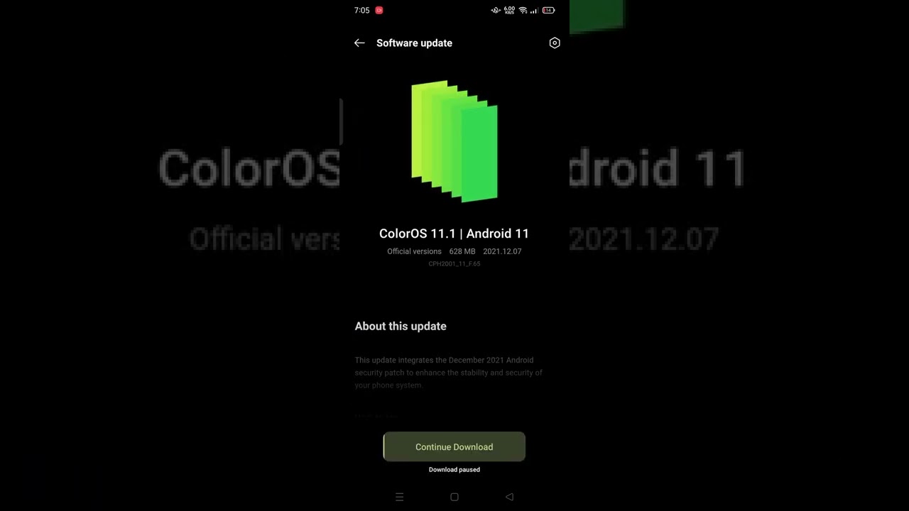 Oppo F15 software update new colorOS 11.1 Android || 